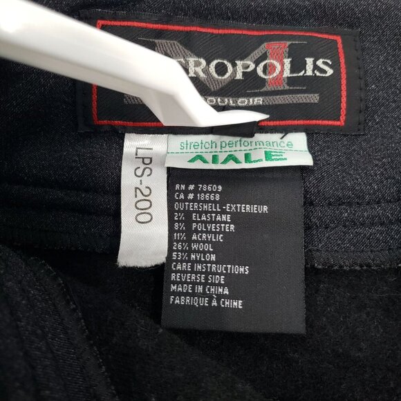 Metropolis by Couloir Womens 12 Ski Pants Wool Blend Stretch Performance AIALE - Picture 7 of 12